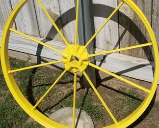 vibrant wagon wheel