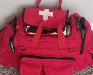 First Aid, first respond bag, filled with everything you need to help