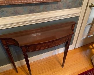 F3 -  $65. Narrow Entry Table. Measures 12" deep x 40" wide x 29.25" tall. 