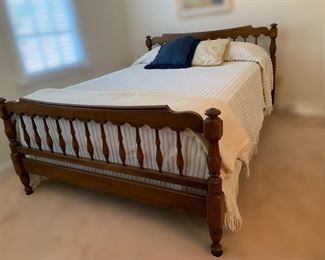 F28 - $150. Full size bed frame mattress and box spring included if you want them. 