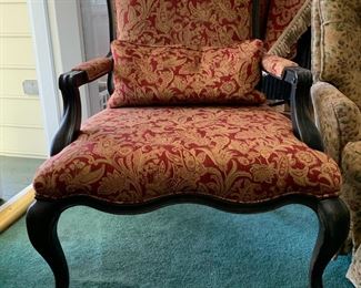 F37 - $95 - Oversized Arm Chair by Sam Moore Furniture. Measures 32" wide x 41" tall. 