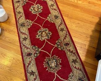 F53 - $100 - Sofie Wool runner. 2.3' x 7'. 100% wool. 