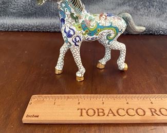 CH13 - $15. Cloisonne Horse. 