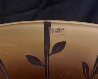 CH17 - $20 Womar Glass Vase