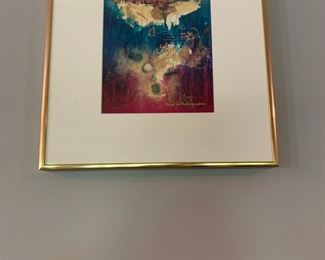 CH23 - $250 "Light Finders" mixed water media Moira McPharlin Messana. Measures 14" x 16"