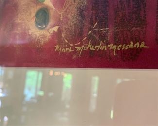 CH23 - $250 "Light Finders" mixed water media Moira McPharlin Messana. Measures 14" x 16"