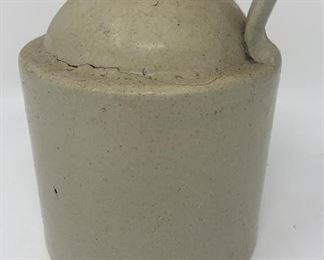 Lot 25 | VINTAGE WHITE STONEWARE CERAMIC JUG 6.5IN