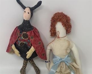 Lot 29 | VINTAGE CRAFT FABRIC DOLLS DOLL