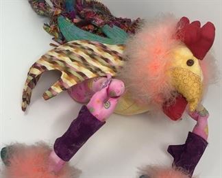 Lot 30 | CRAFT FABRIC ROOSTER DOLL