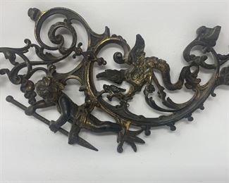 Lot 40 | ART NOUVEAU CAST IRON WALL DECOR
