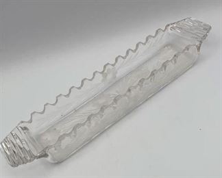 Lot 73 | VINTAGE CUT CRYSTAL ASHTRAY TRINKET BUTTER DISH
