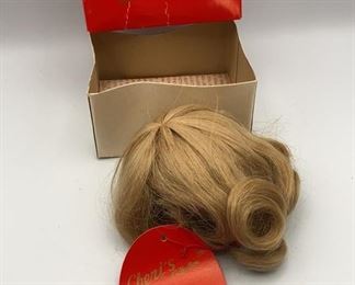 Lot 136 | NIB VINTAGE DOLL WIG HUMAN HAIR NEW CHERI’S MACAU
