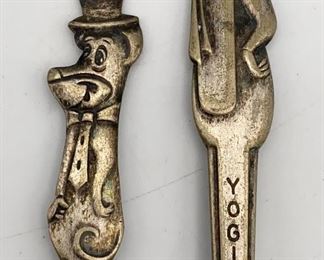 Lot 140 | VINTAGE FIGURAL ADVERTISING SPOONS YOGI
