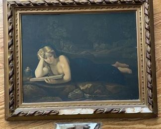 Lot 143 | ANTIQUE CORREGGIO’S MAGDALENA CHROMO-LITHOGRAPH
