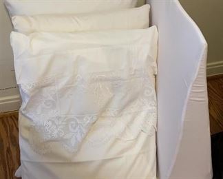 Lot 187 | BED PILLOWS WEDGE PILLOW SOME DOWN FILLED
