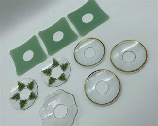 Lot 200 | VINTAGE BOBECHES GLASS JADEITE CRYSTAL
