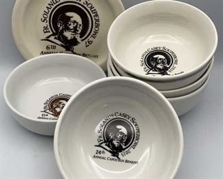 Lot 289 | FR SOLANUS CASEY CAPUCHIN SOUP BOWLS & PLATE

