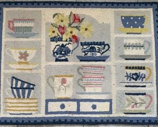 Lot 310 | TEACUP STYLE RUG 24X36
