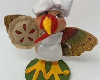 Lot 326 | ANNALEE THANKSGIVING TURKEY 7 IN DOLL
