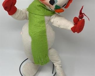 Lot 338 | OVERSIZED ANNALEE CHRISTMAS SNOWMAN DOLL 20IN
