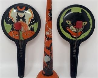 Lot 413 | VINTAGE US METAL TOY CO NOISE MAKERS
