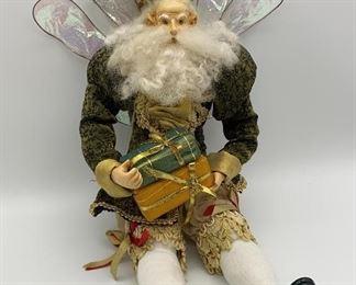 Lot 437 | MARK ROBERTS LARGE SANTA ELF FAIRY WINGS DOLL
