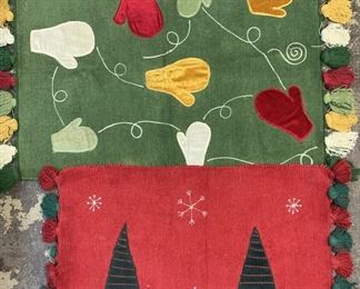 Lot 443 | CHRISTMAS HANDWOVEN THROW RUGS
