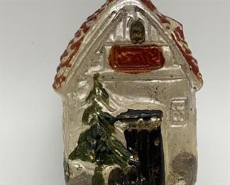 Lot 452 | ANTIQUE BLOWN GLASS HOUSE COTTAGE ORNAMENT
