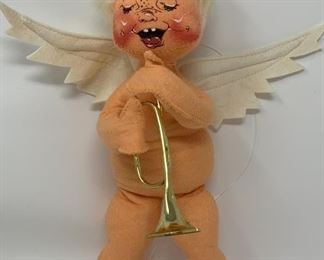 Lot 459 | ANNALEE ANGEL DOLL FIGURE 12IN HORN TRUMPET
