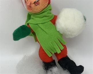 Lot 462 | ANNALEE MOBILITEE CHRISTMAS CHILD SNOWBALL DOLL
