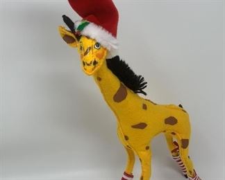 Lot 471 | ANNALEE MOBILITEE CHRISTMAS GIRAFFE DOLL FIGURE
