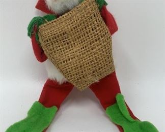 Lot 492 | ANNALEE CHRISTMAS SANTA DOLL FIGURE AS IS 6IN
