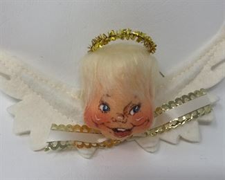Lot 498 | ANNALEE CHRISTMAS ANGEL HEAD ORNAMENT
