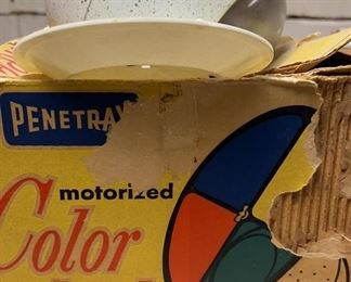 Lot 536 | PENETRAX COLOR WHEEL ORB LAMP MISSING WHEEL
