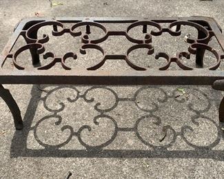 Lot 571 | ANTIQUE CAST IRON 2 GAS BURNER / POT STAND
