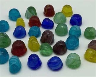 Lot 574 | MULTICOLOR GLASS GUMDROP CANDY GUMDROPS ART GLASS

