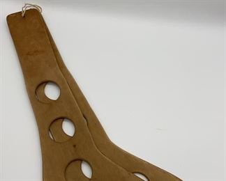 Lot 578 | ANTIQUE WOODEN STOCKING STRETCHERS SOCKS LARGE
