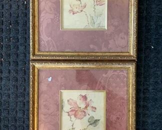 Lot 585 | PAIR OF HOME GOODS FLORAL WALL ART PRINTS
