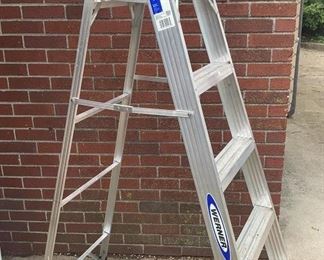 Lot 638 | WERNER 6FT ALUMINUM STEPLADDER
