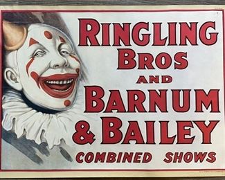 Lot 661 | RINGLING BROS, BARNUM BAILEY CIRCUS POSTER 17X24

