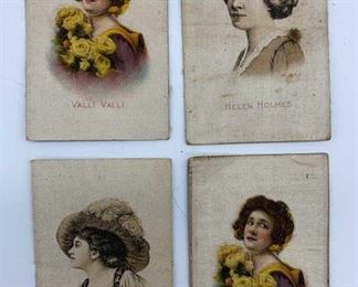 Lot 673 | ANTIQUE BASEBALL ACTRESS CIGARETTE SILKS TURKEY
