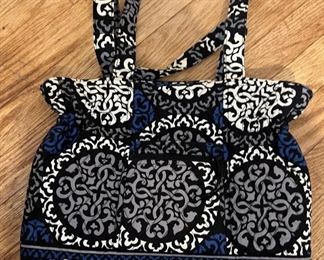 Vera Bradley Quilted Handbag Purse Tote Shoulder Bag