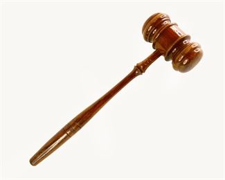 Hardwood Gavel Hammer Auctioneer Judge
Vintage