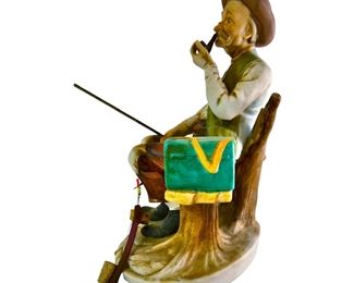 Capodimonte Porcelain Grandfather With Pipe
Sculpture Made in Italy circa 1950.
About 8” tall. 