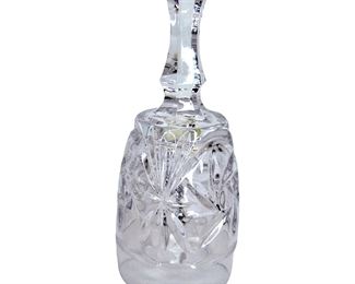 Beautiful Collectible Vintage Leaded Crystal Pressed Glass Hand Bell
Clear glass with embossed pinwheel designs. It is 3 3/4 inches tall.
Beautiful sound
Faceted
Circa 1970
