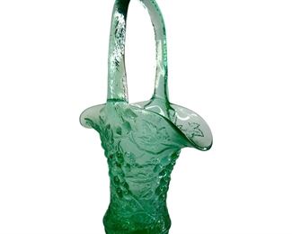 1930's uranium green fruit basket. Appraised at $75.