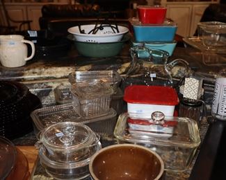 Old refrigerator dishes