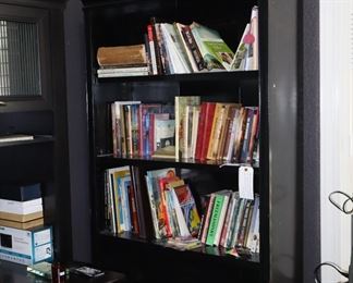 Black bookcase