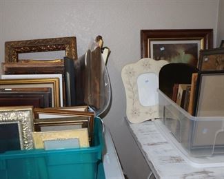 Misc. nice frames w/ glass
