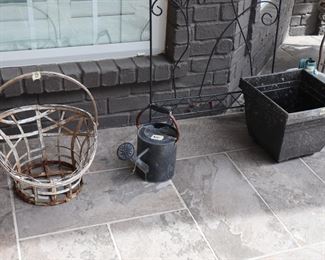 Misc. planters and other gardening pieces